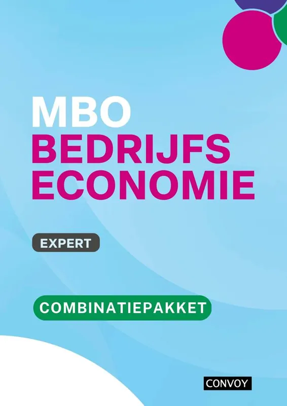 MBO Bedrijfseconomie Expert Combinatiepakket / Druk 2 Seizoensaanbieding