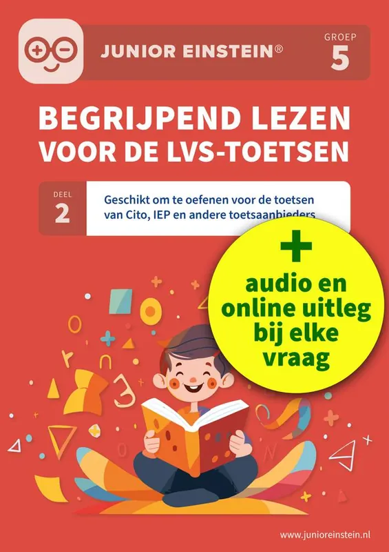 Tijdelijk Beschikbaar Begrijpend lezen voor de LVS-toetsen 2 groep 5 / Druk 1