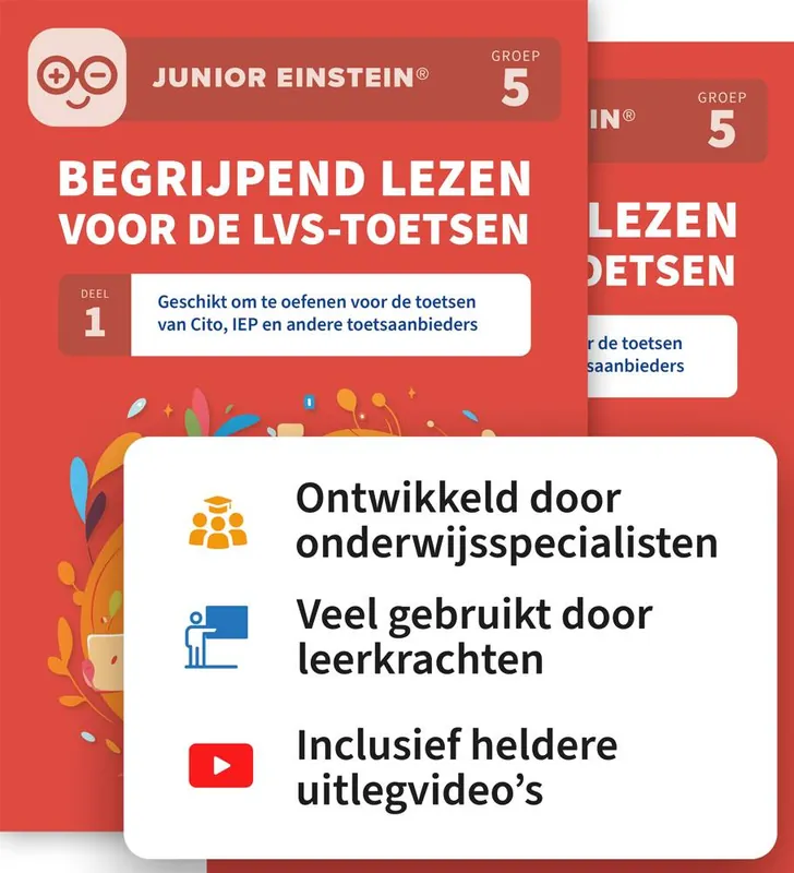 Begrijpend lezen voor de LVS-toetsen Groep 5 Deel 1 en 2 / Druk 1 Laatste Versie