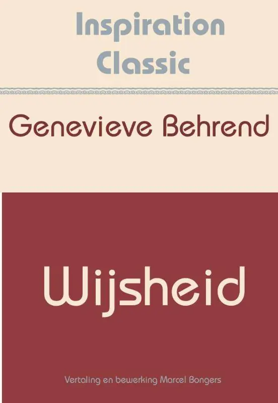 Wijsheid / Druk 1 Gereduceerde Prijs