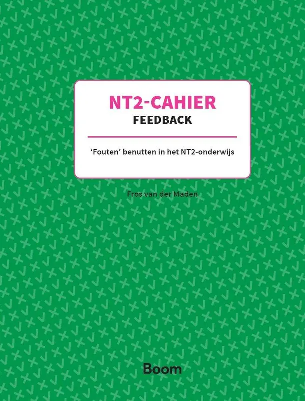 NT2-Cahier Feedback / Druk 1 Gereduceerde Prijs