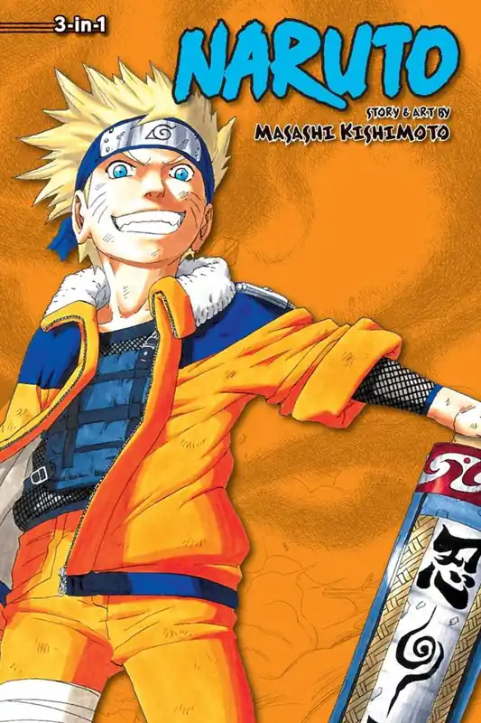 Naruto (3-in-1 Edition), Vol. 4 Merkproduct