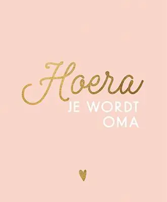 Hete Deal Hoera, je wordt oma / Druk 1