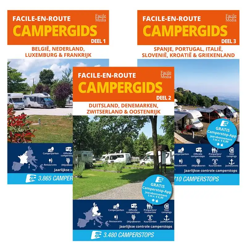 Facile-en-Route Campergids Deel 1/2/3 / Druk 1 Merkproduct