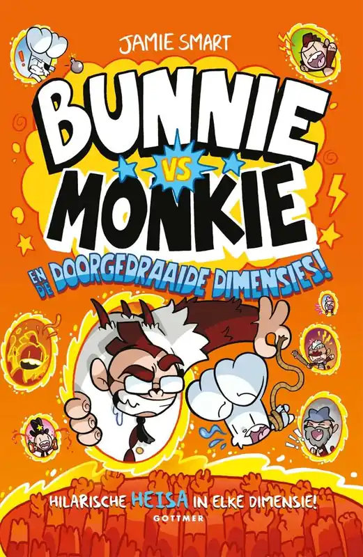 Direct Verzonden Bunnie vs Monkie en de doorgedraaide dimensies! / Druk 1