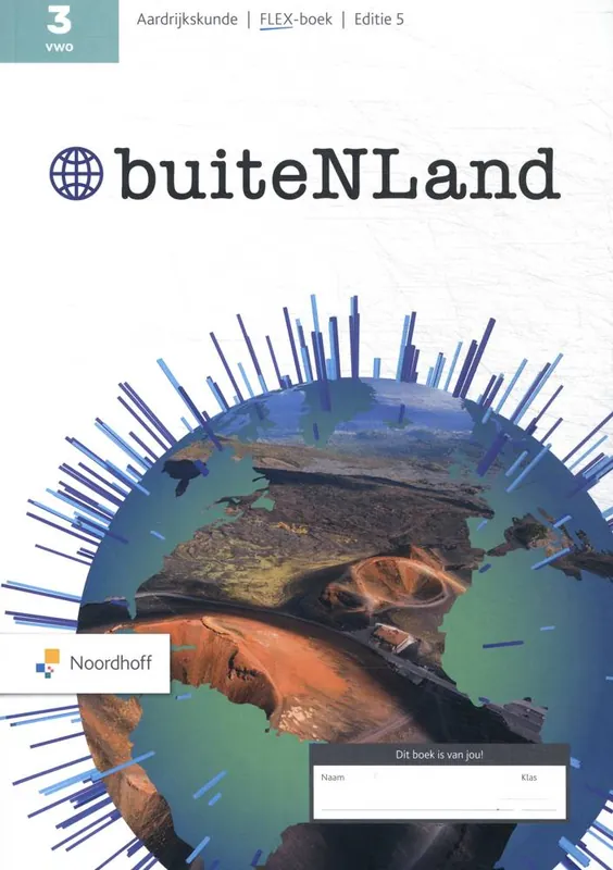 buiteNLand 3 vwo aardrijkskunde FLEX boek / Druk 5 (5.0) Betaalbaar