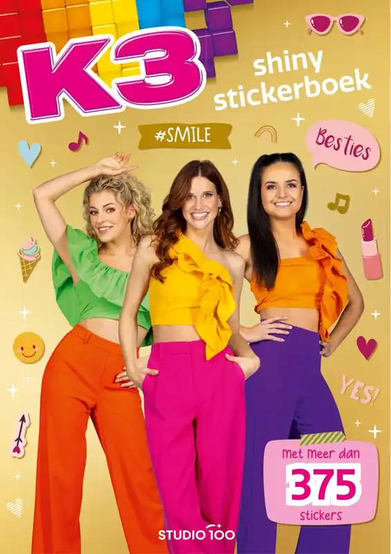 K3 : stickerboek - Shiny stickers / Druk 1 Seizoensaanbieding