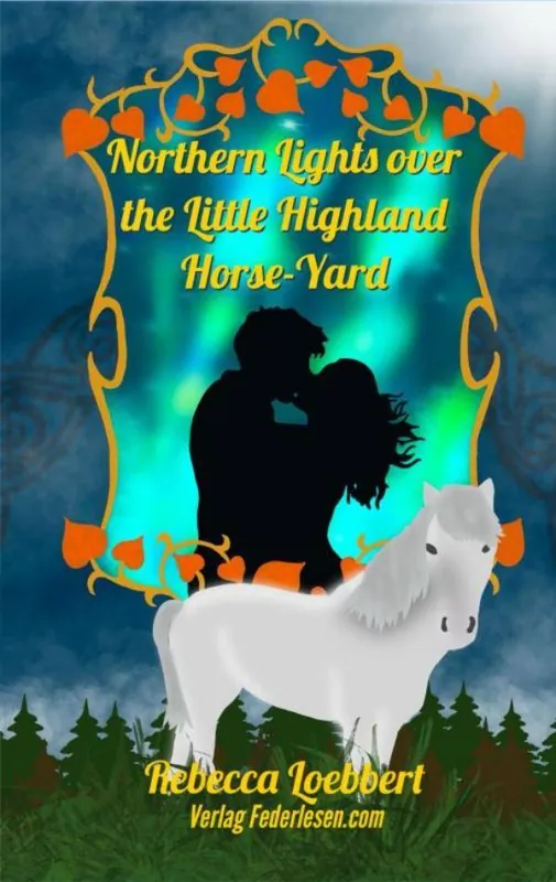 Dagaanbieding Northern Lights over the Little Highland Horse-Yard / 1st Edition